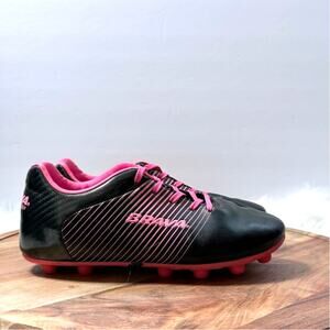 BRAVA SOCCER CLEATS GIRLS SIZE 3.5D AUTHENTIC HOT‎ PINK/BLACK YFWBVSC2034